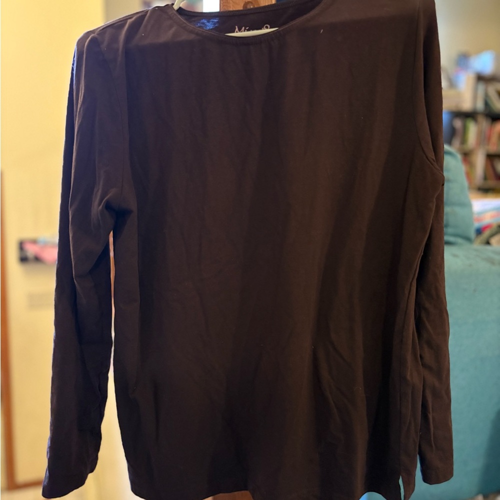 Women's Long Sleeve Top - Black